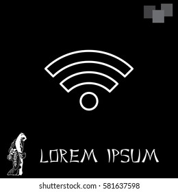 Wi-Fi line icon