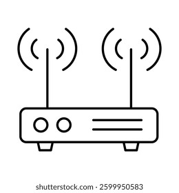 WiFi Line Icon. Device, Technology, Smart Device, AI Line Editable Stroke Icons