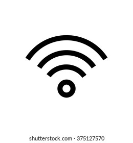 Wifi line icon. Pixel perfect fully editable vector icon suitable for websites, info graphics and print media.