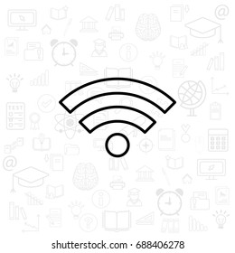 Wi-Fi line icon. vector illustration