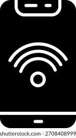 Wifi Linie Vektor Icon Design