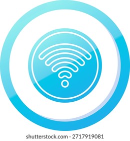 Wifi Linie Vektor Icon Design
