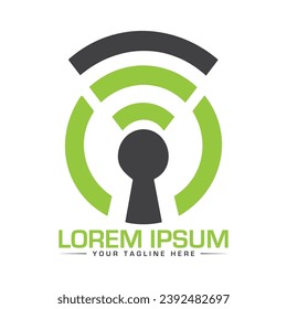 WLAN-Logo-Design Einzigartiges und professionelles Logo-Design