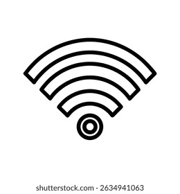 Wi-Fi Logo or Icon for Network and Connectivity