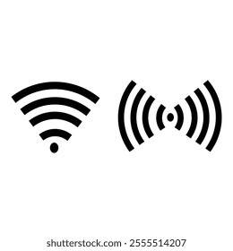 WIFI logo icon vector art illustration