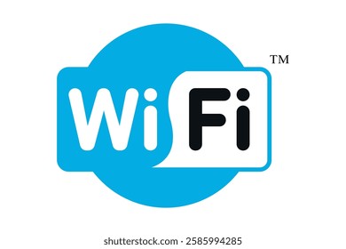 wifi logo icon vector illustration flat design