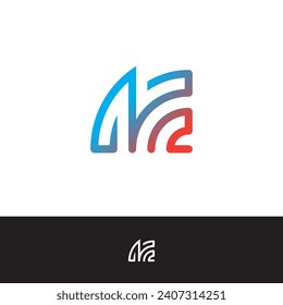 wifi  logo with initial N letter icon logo design illustration