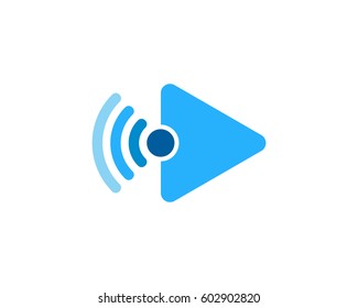 Wifi Media Logo Design Element