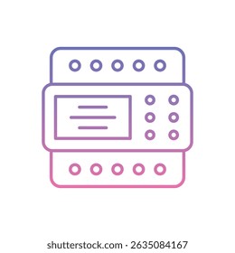 Wifi Meter Icon vector stock illustration