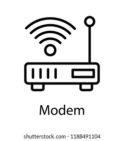 A wifi modem device to provide internet access also called wireless router 