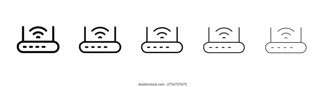 Wifi Modem Symbol Design, Logo, App, UI. Vektorgrafik, EPS