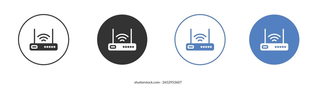 Wifi modem icon logo graphic designs