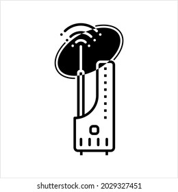 Ícone De Modem Wifi, Ilustração De Arte Vetorial De Hardware De Rede De Internet Do Roteador