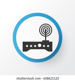 Wifi Modem Icon Symbol. Premium Quality Isolated Router Element In Trendy Style.