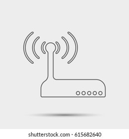 Wifi Modem icon, vector design