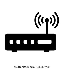 Wifi Modem / Router Icon - Vector