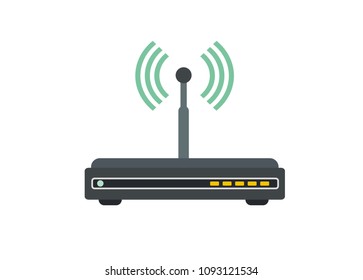 wifi modem simple illustration