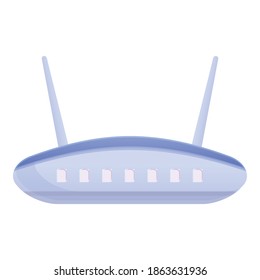 Wifi modem wireless icon. Cartoon of wifi modem wireless vector icon for web design isolated on white background