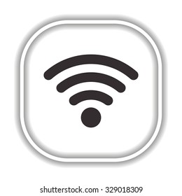 Wi-Fi  Modern design flat style icon