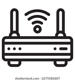 Icono de Vector moderno de Wifi: Plantilla de símbolos de ilustración mínima para el diseño de interfaz de usuario del App móvil de Web