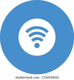 WiFi / Network Button Vector Icon