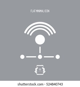 Wi-fi network - Flat minimal icon