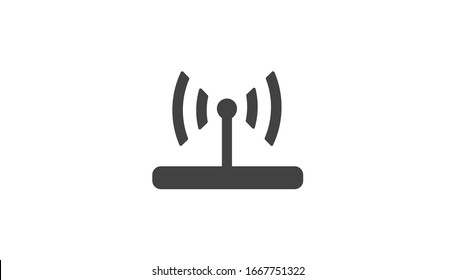 Icono de red Wi-Fi.  