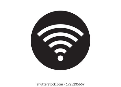 Icono de red inalámbrica, icono de hotspot