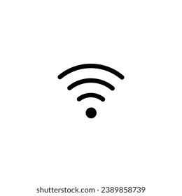 Wifi network icon, wifi symbol, wifi sign vector. outline icon for web, ui, and mobile apps