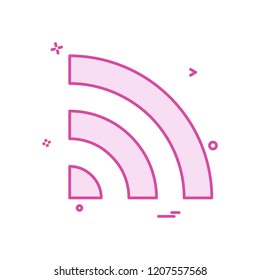 wifi network icon vector design
