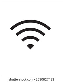  ícone linear de rede wi-fi. sinal e símbolo.