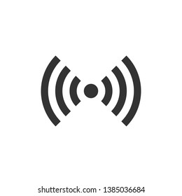 Wi-Fi network symbol icon isolated. Flat design. Vector Illustration