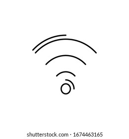 Wifi, networking icon. Simple line, outline vector elements of storage and cloud icons for ui and ux, website or mobile application