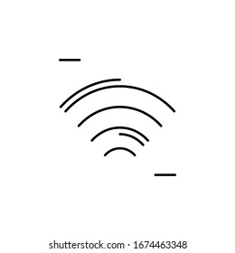 Wifi, networking icon. Simple line, outline vector elements of storage and cloud icons for ui and ux, website or mobile application