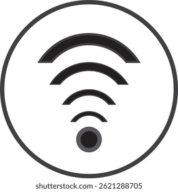 Wifi nuevo modelo de diseño de iconos