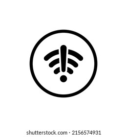 Wifi Off No Internet Connection Icon Stock Vector (Royalty Free