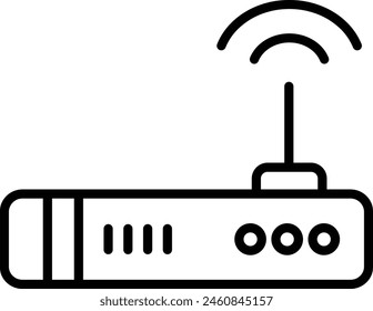 WiFi outline icon vector illustrations