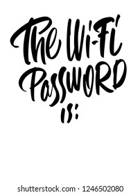 Wifi password place