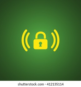 Wifi password vector icon