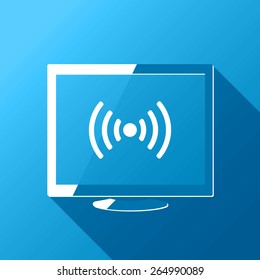 Wifi PC. Desktop. Signal