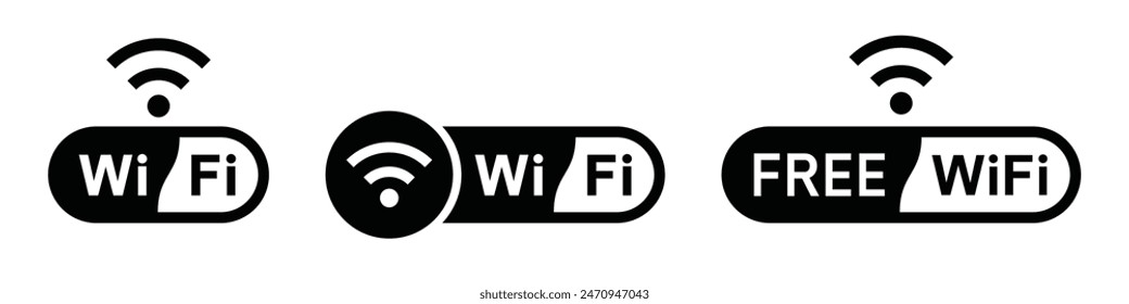Wifi point icon. Wireless connection icon, vector illustration