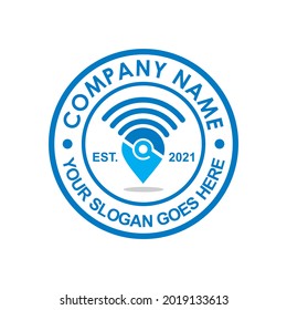wifi point logo , technology logo
