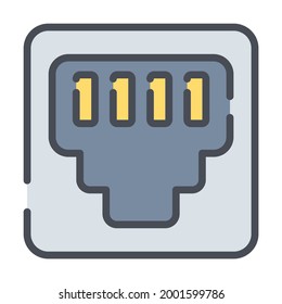 WIFI Port vector Icon-  Modern style high quality vector illustration.