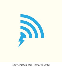 WIFI Power Technology Network Connection Icon Design