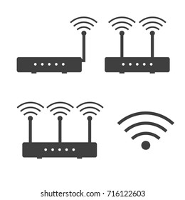 Wifi Router Device Vector Design Icon