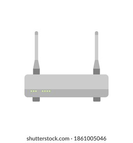 Wifi router flat design icon