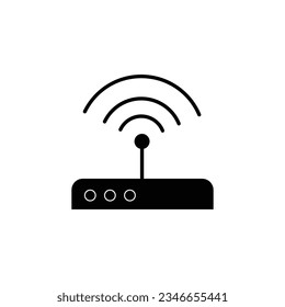 Wifi Router glyph icon. illustration graphic of Wifi Router glyph