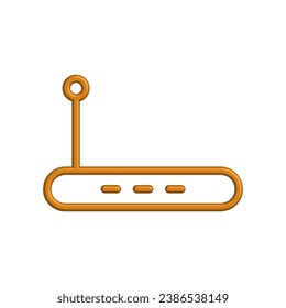 Wifi router icon. Collection of vector symbol in trendy 3D style on white background.
