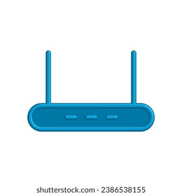 Wifi router icon. Collection of vector symbol in trendy 3D style on white background.