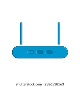 Wifi router icon. Collection of vector symbol in trendy 3D style on white background.
